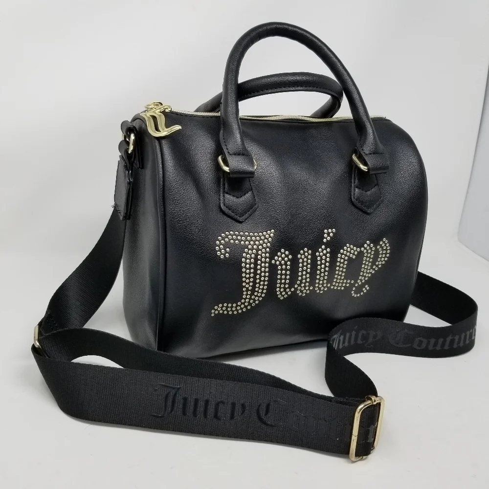 Juicy Couture Be Classic II Satchel Tic Tok Bag Logo Y2K  Crossbody 90s Coquette